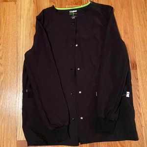 XS scrubstar scrub jacket black
